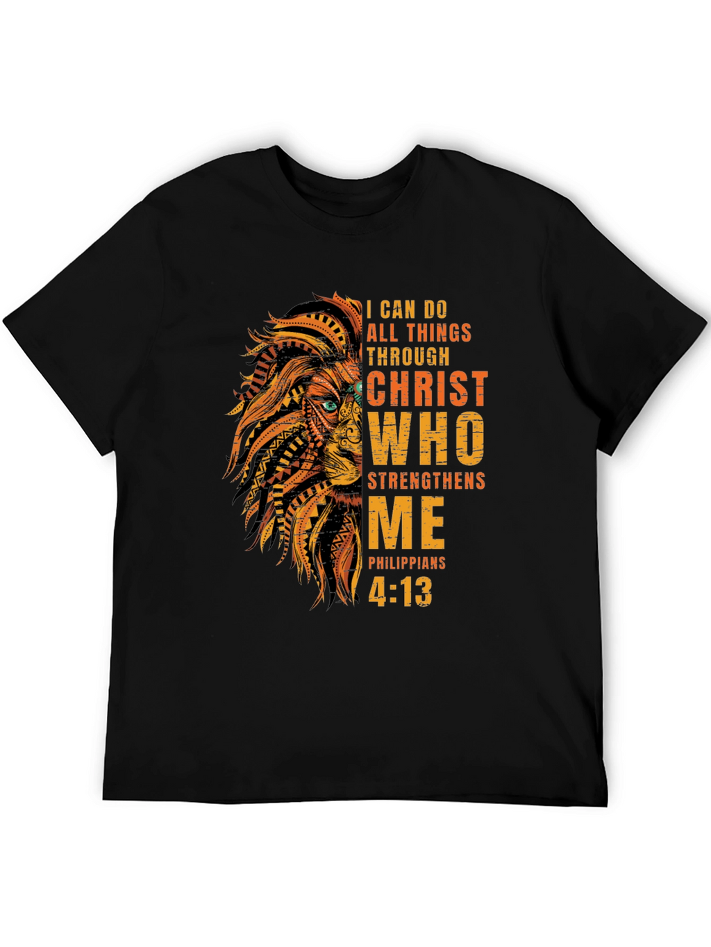 Christian Lion T-Shirt - Philippians 4:13