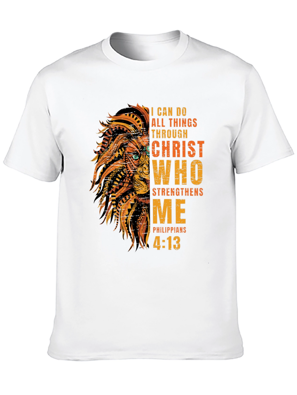 Christian Lion T-Shirt - Philippians 4:13