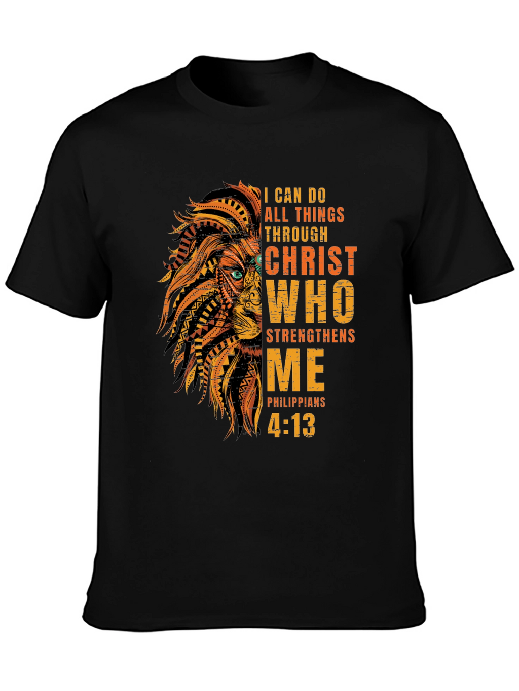 Christian Lion T-Shirt - Philippians 4:13