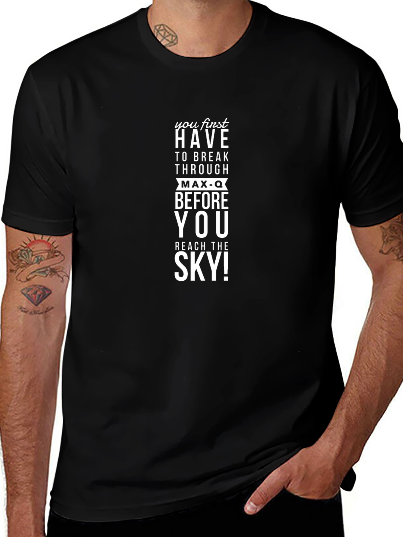 Motivational Max-Q Graphic T-Shirt