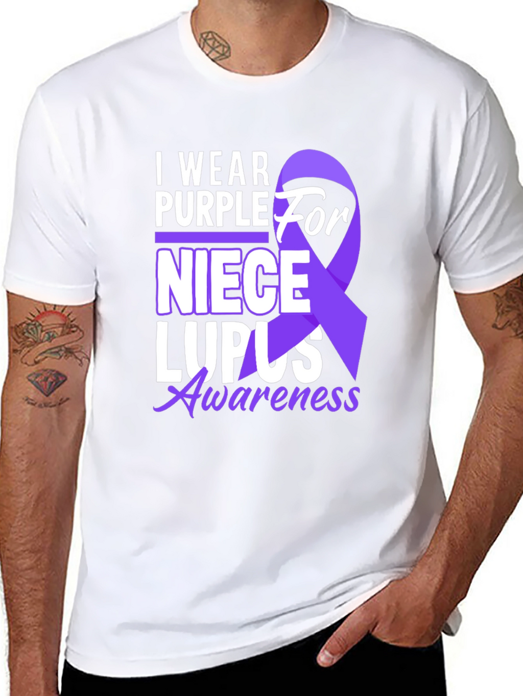 Purple Lupus Awareness T-Shirt - For Niece