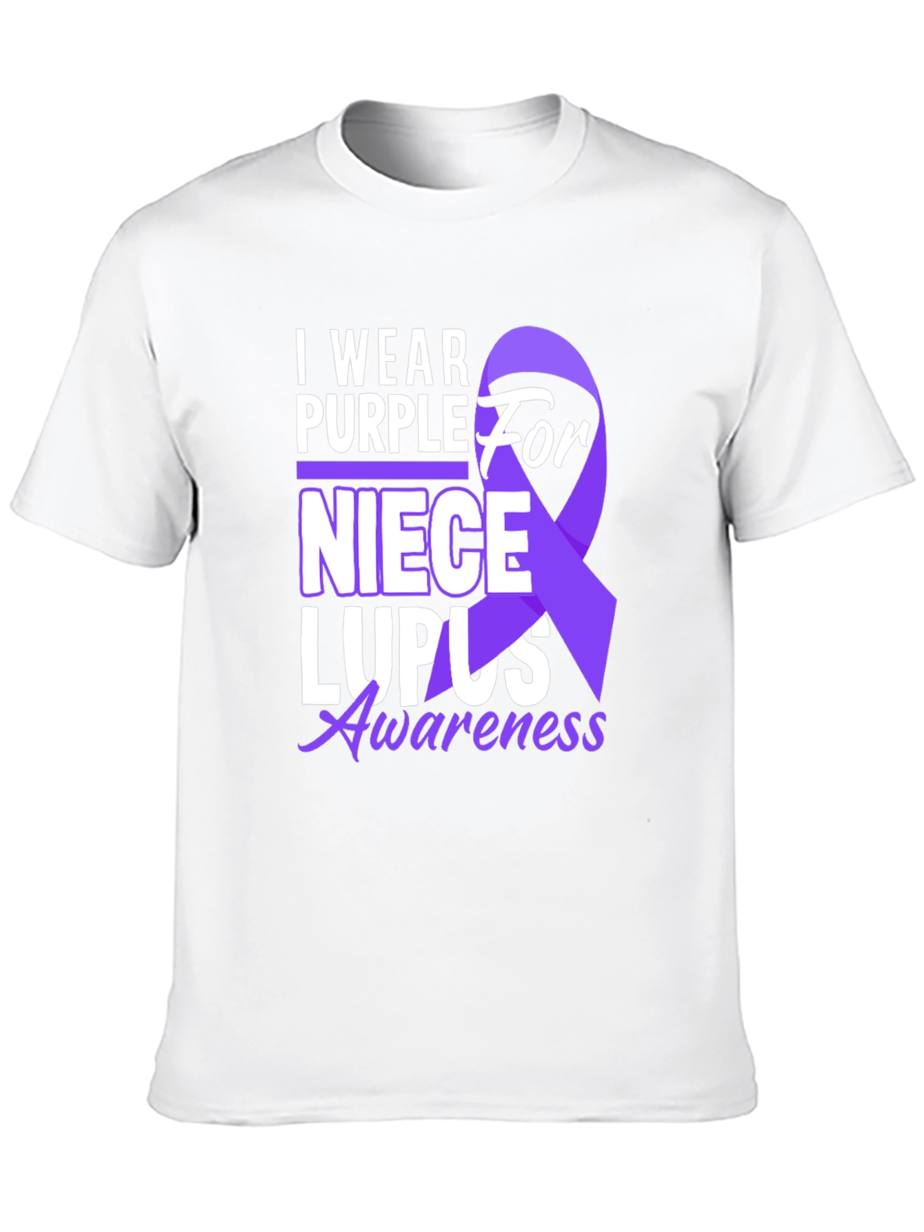 Purple Lupus Awareness T-Shirt - For Niece