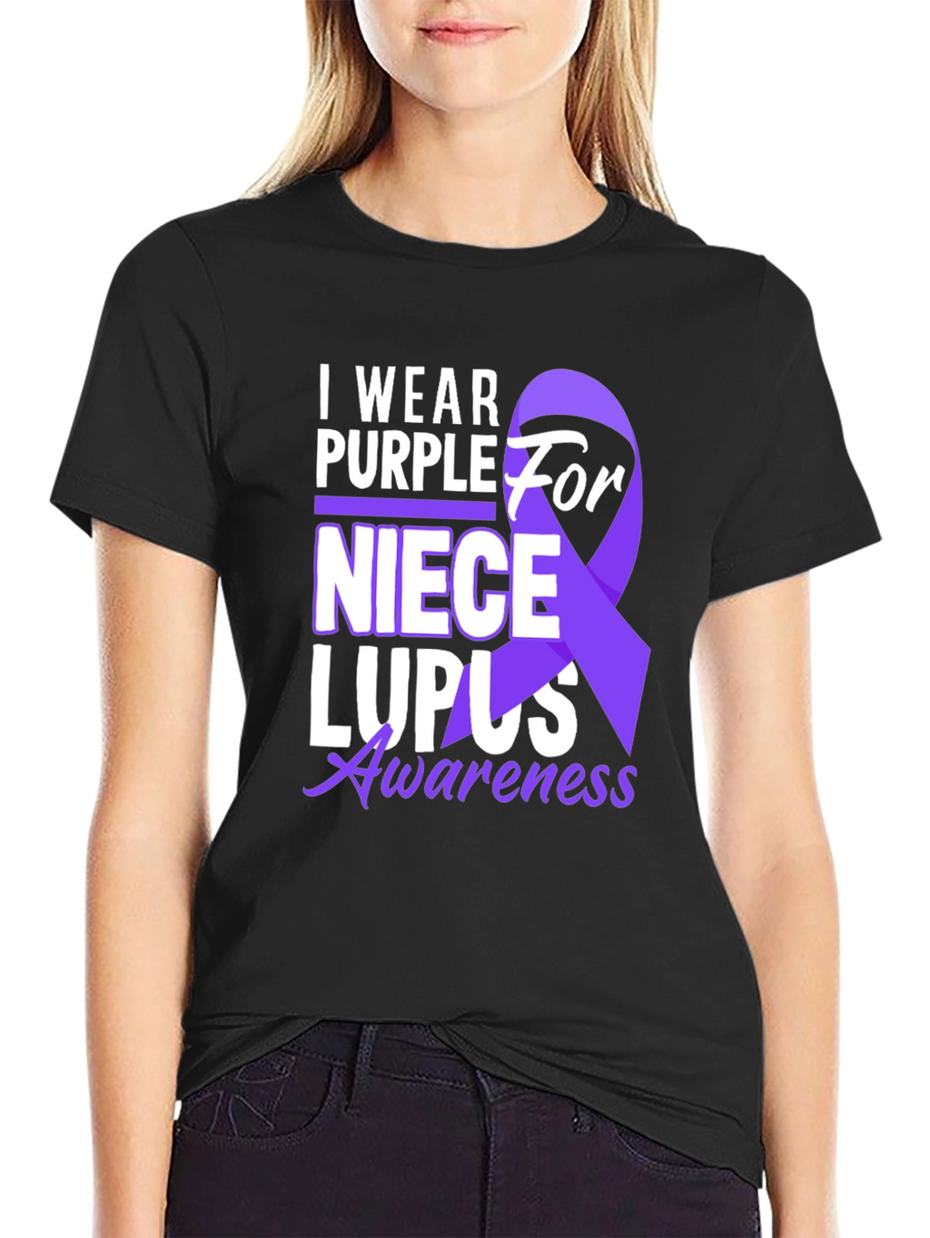 Purple Lupus Awareness T-Shirt - For Niece