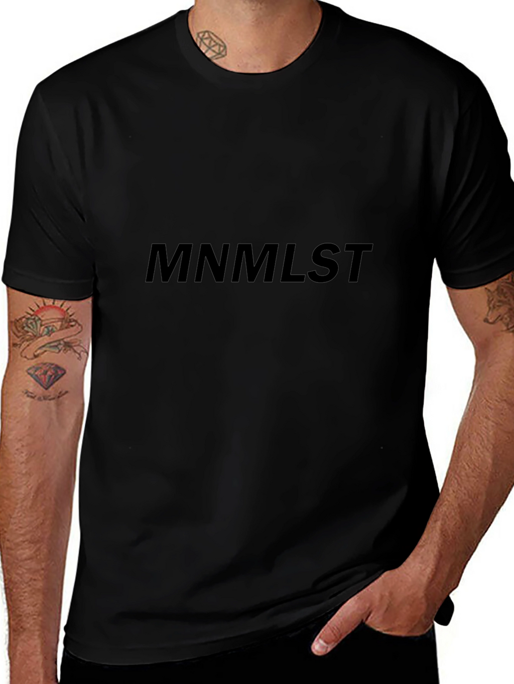 Minimalist MNMLST Black T-Shirt