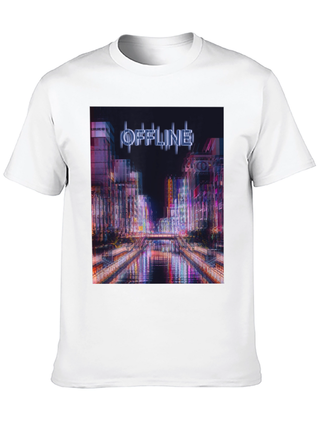 Offline Cityscape Graphic T-Shirt