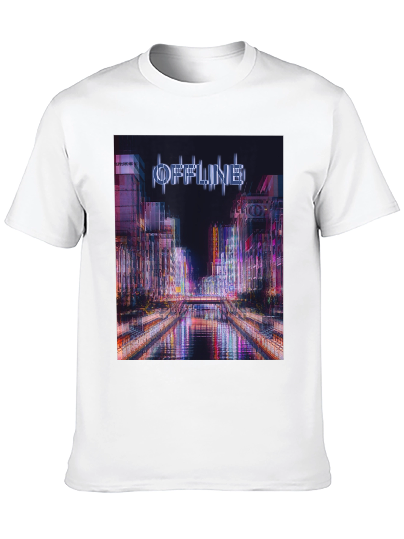 Offline Cityscape Graphic T-Shirt