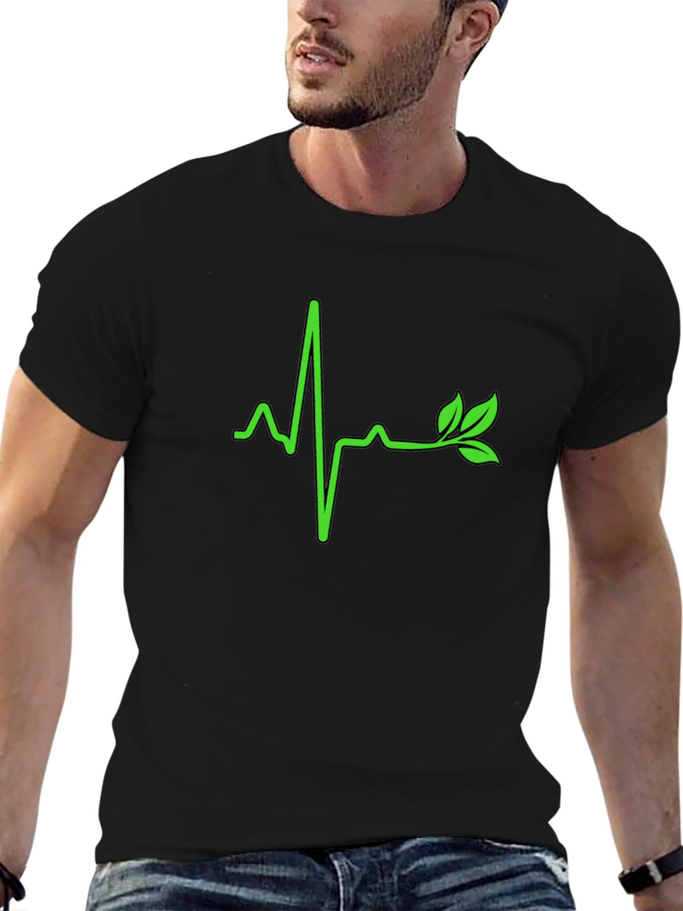 Natures Vital Signs Black T-Shirt