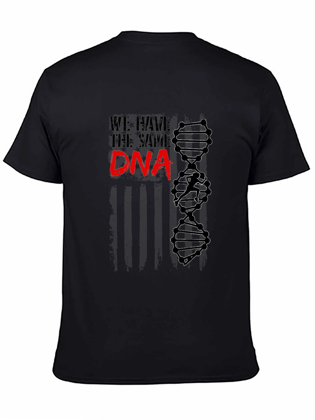 Same DNA Graphic Tee - Black Cotton Blend