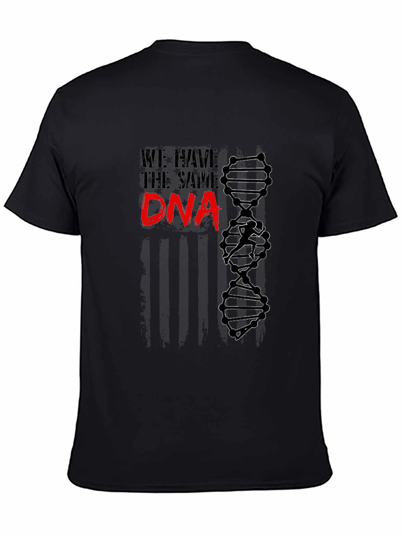 Same DNA Graphic Tee - Black Cotton Blend