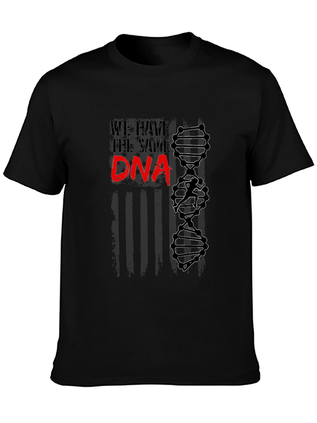 Same DNA Graphic Tee - Black Cotton Blend