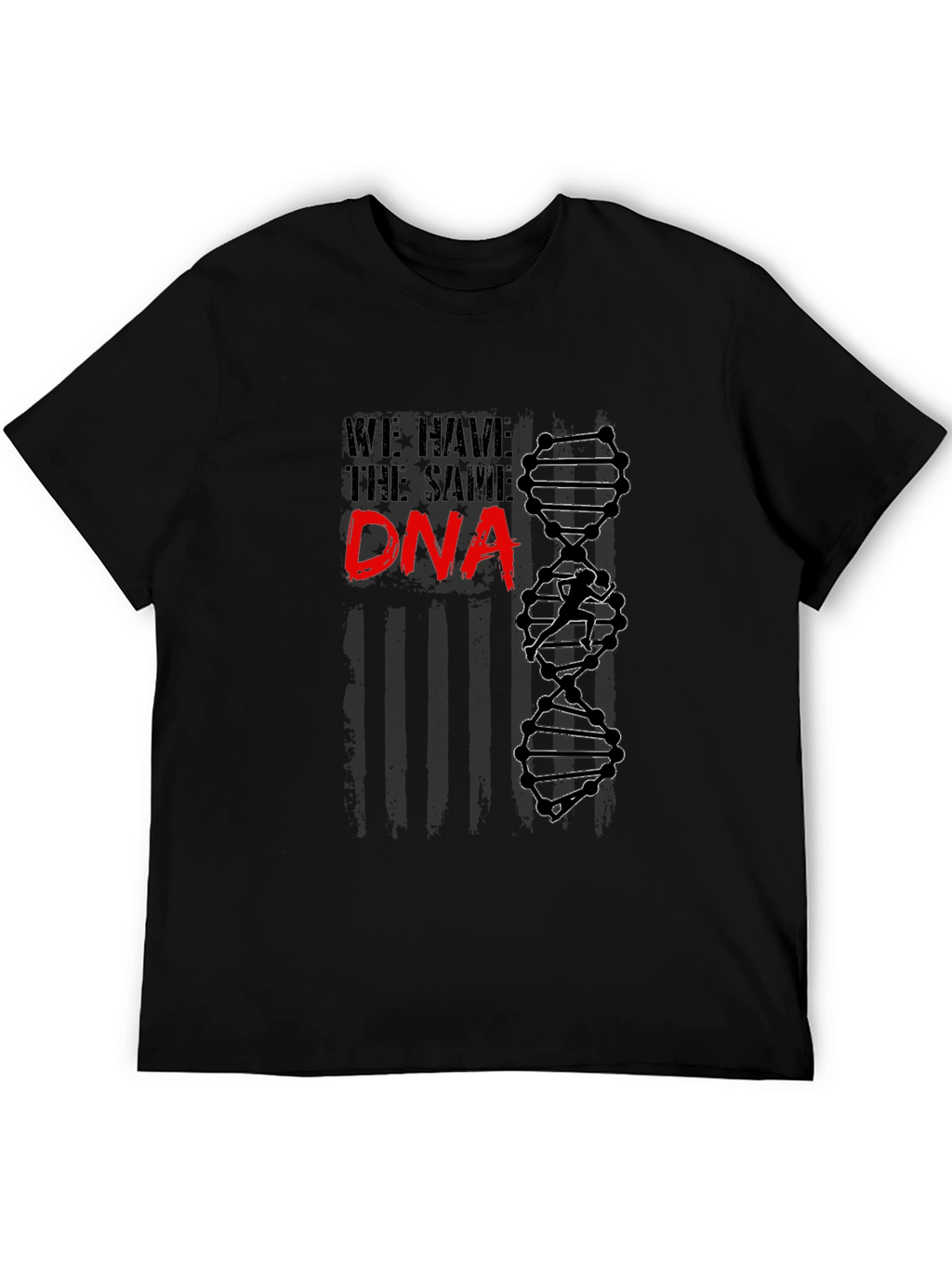 Same DNA Graphic Tee - Black Cotton Blend