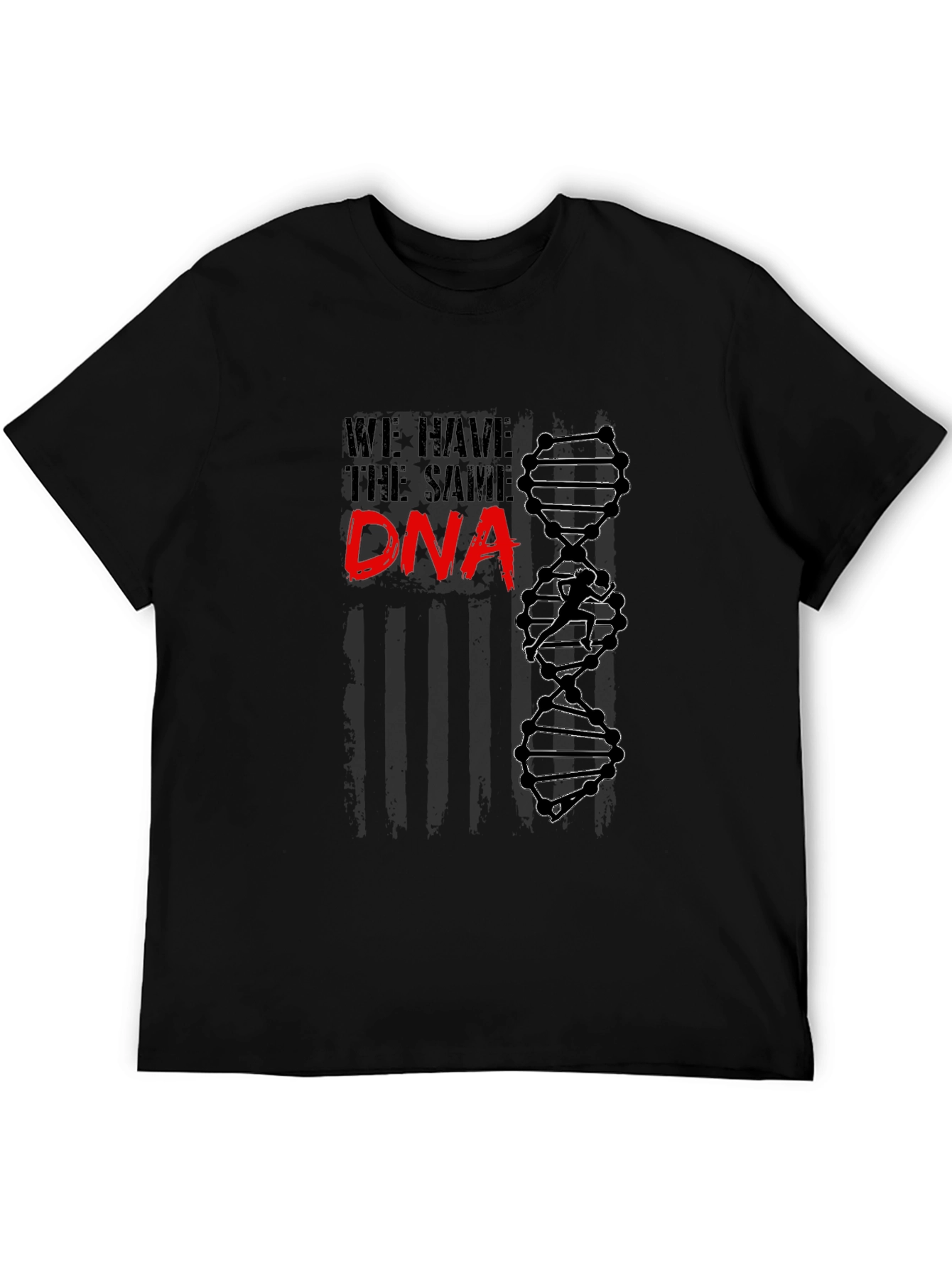 Same DNA Graphic Tee - Black Cotton Blend