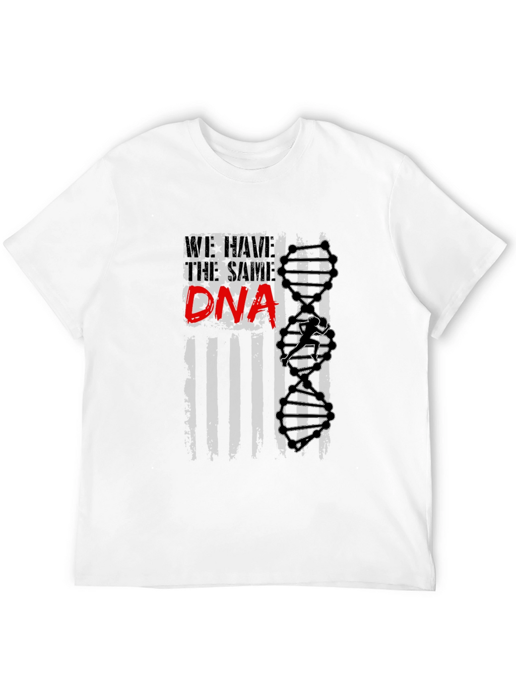 Same DNA Graphic Tee - Black Cotton Blend