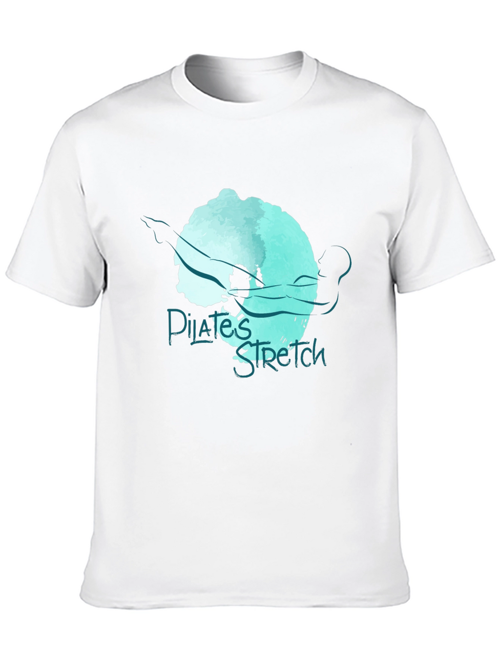 Pilates Stretch Graphic Tee - Workout Comfort