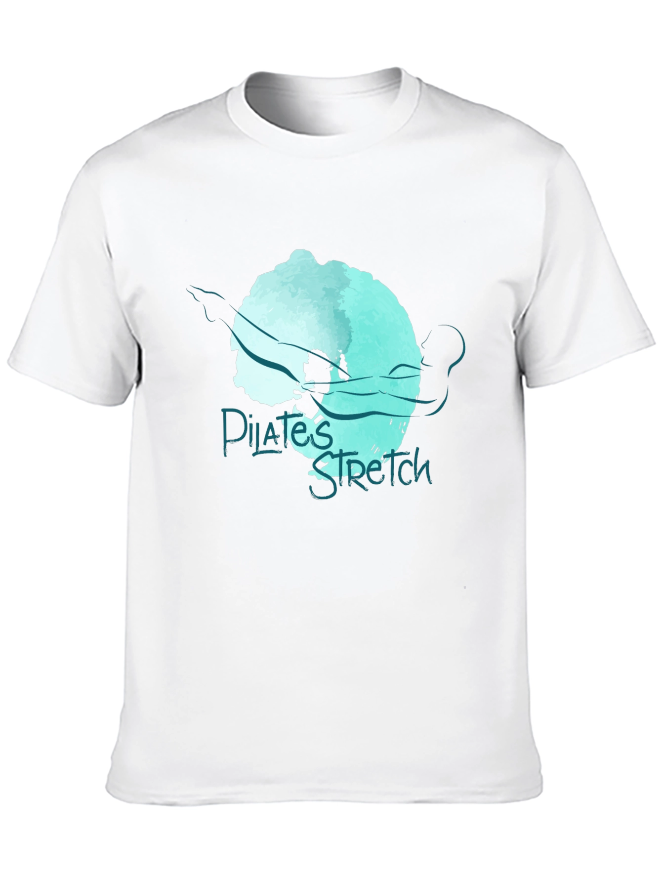 Pilates Stretch Graphic Tee - Workout Comfort