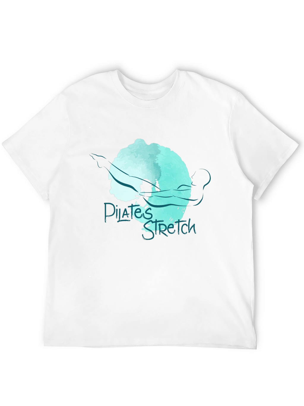 Pilates Stretch Graphic Tee - Workout Comfort