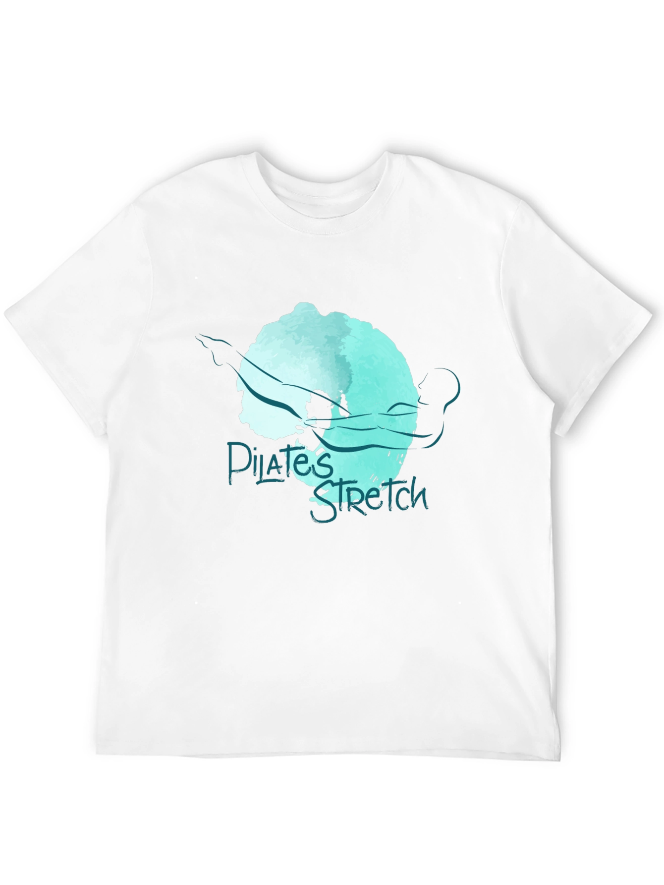 Pilates Stretch Graphic Tee - Workout Comfort