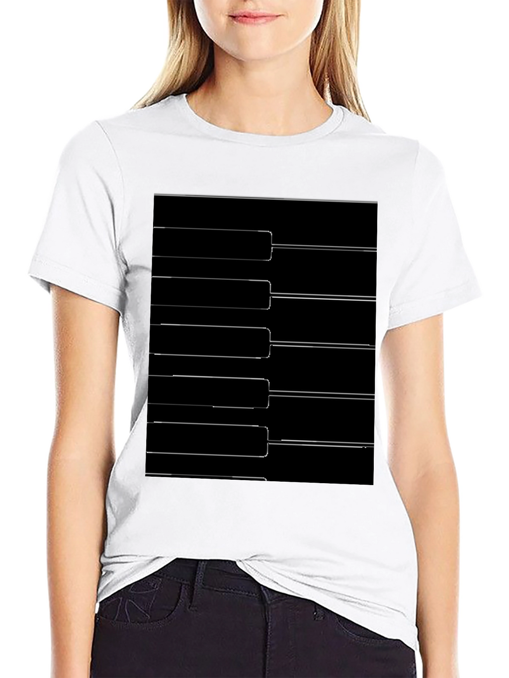 Piano Keys T-Shirt - Music Lover Tee