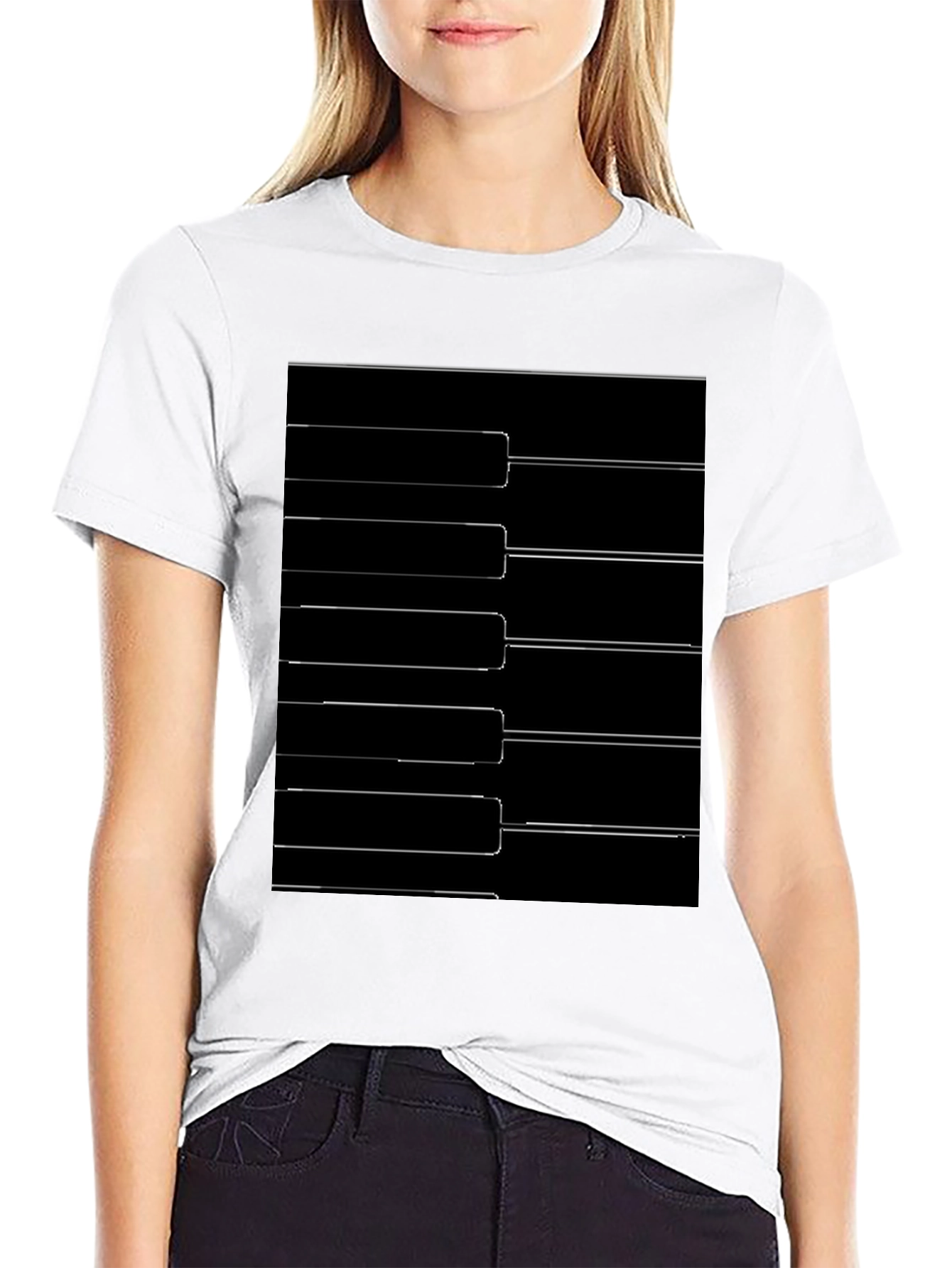 Piano Keys T-Shirt - Music Lover Tee