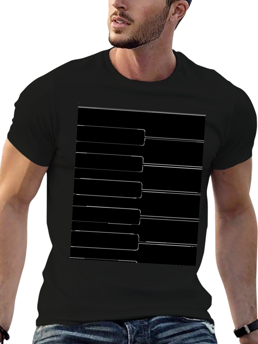 Piano Keys T-Shirt - Music Lover Tee