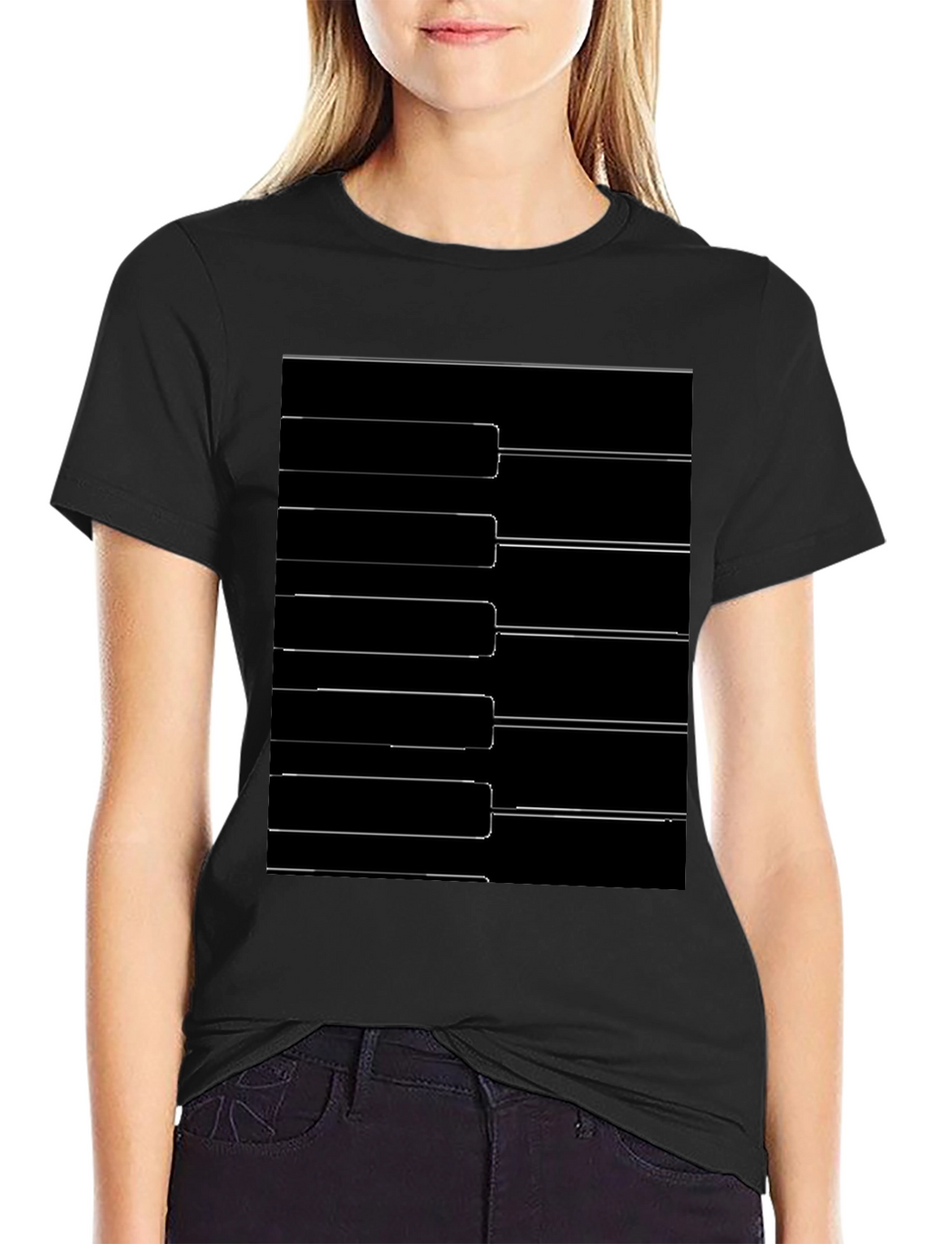 Piano Keys T-Shirt - Music Lover Tee