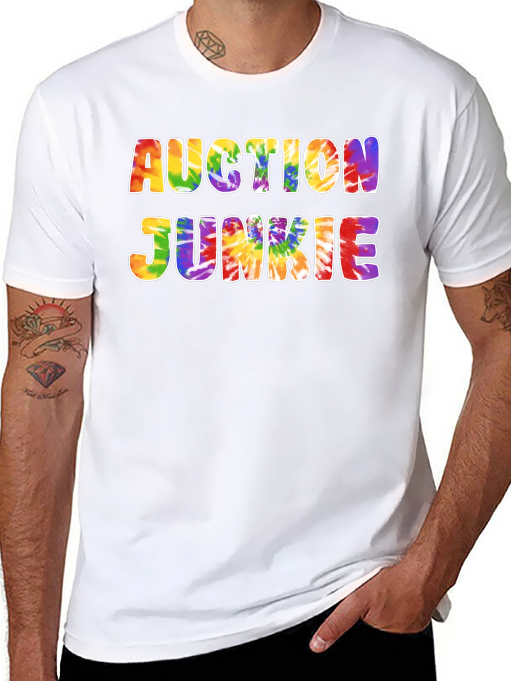 Auction Junkie Tie-Dye Graphic T-Shirt