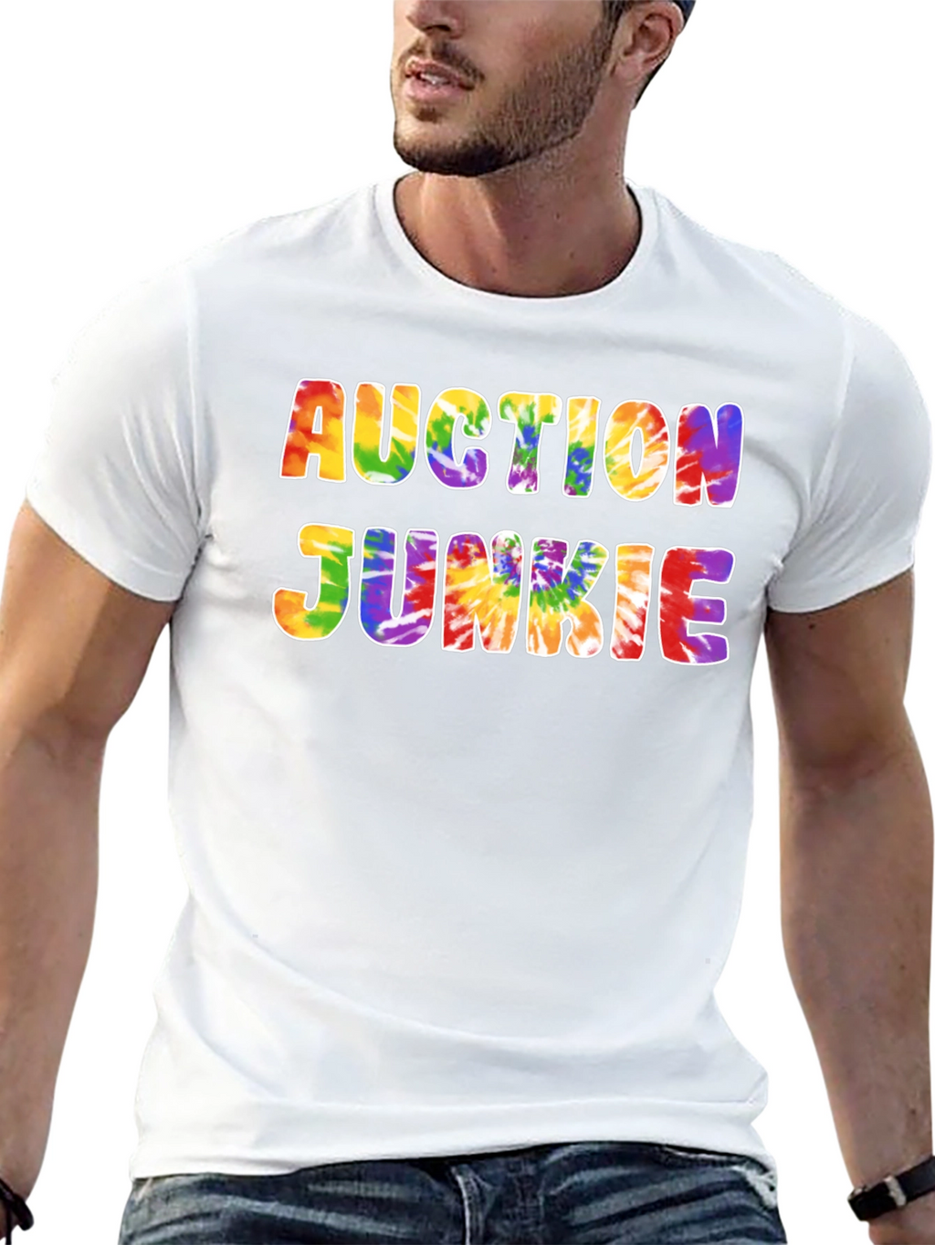 Auction Junkie Tie-Dye Graphic T-Shirt