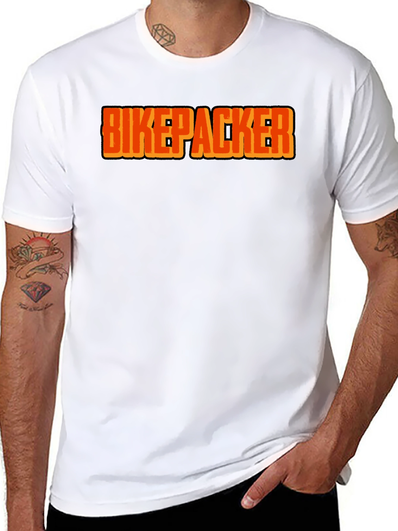 BIKEPACKER Graphic T-Shirt - Stylish Outdoor Adventure Apparel