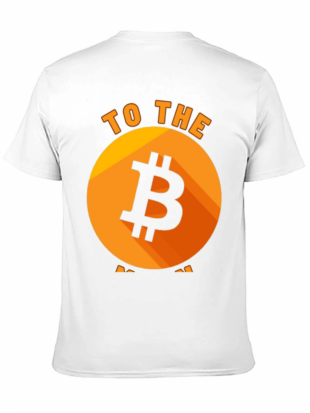 Bitcoin to the Moon Black T-Shirt