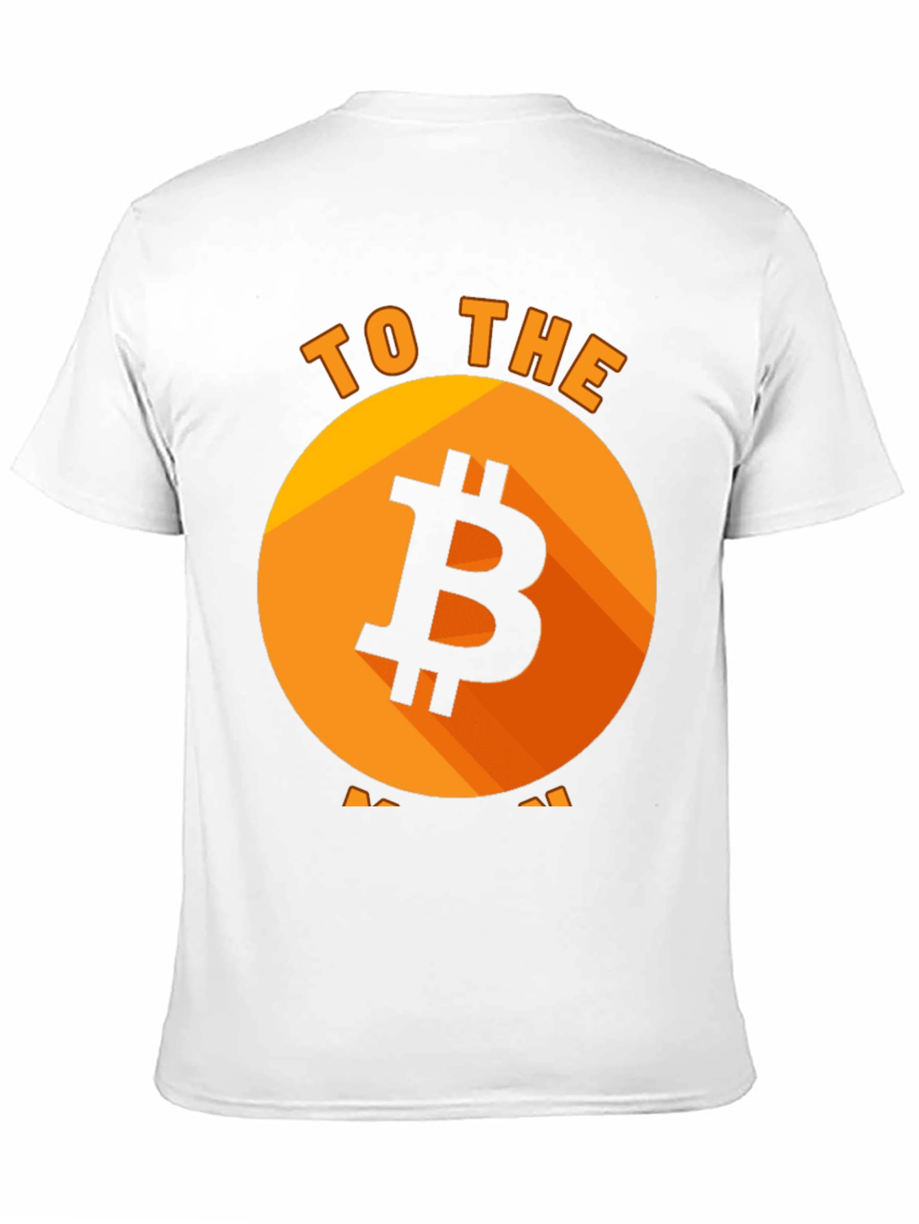 Bitcoin to the Moon Black T-Shirt
