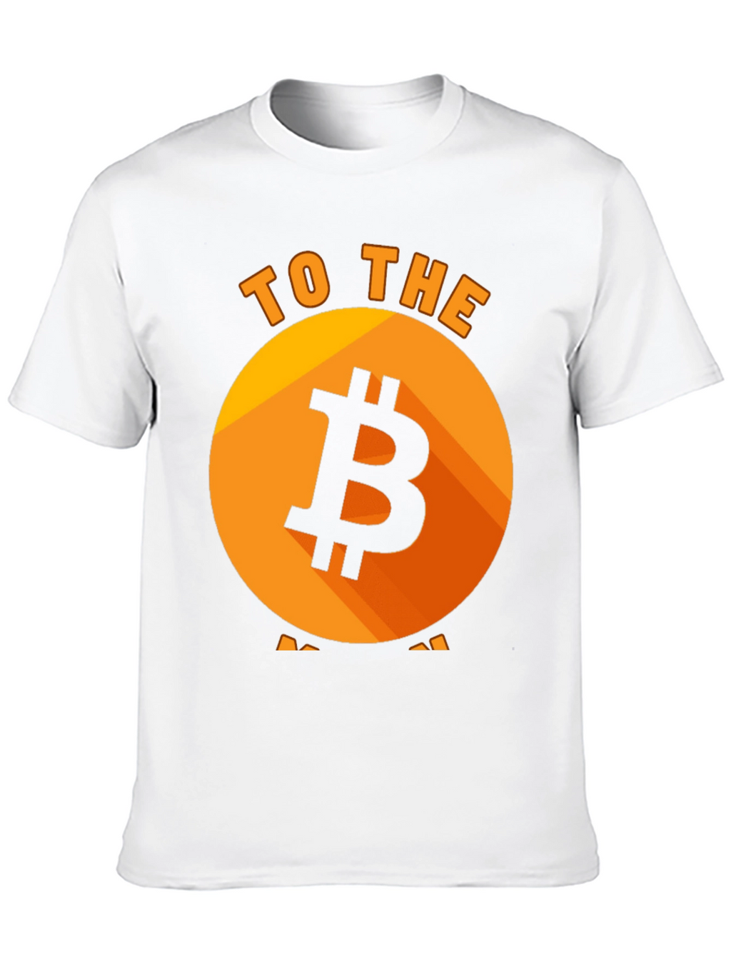Bitcoin to the Moon Black T-Shirt