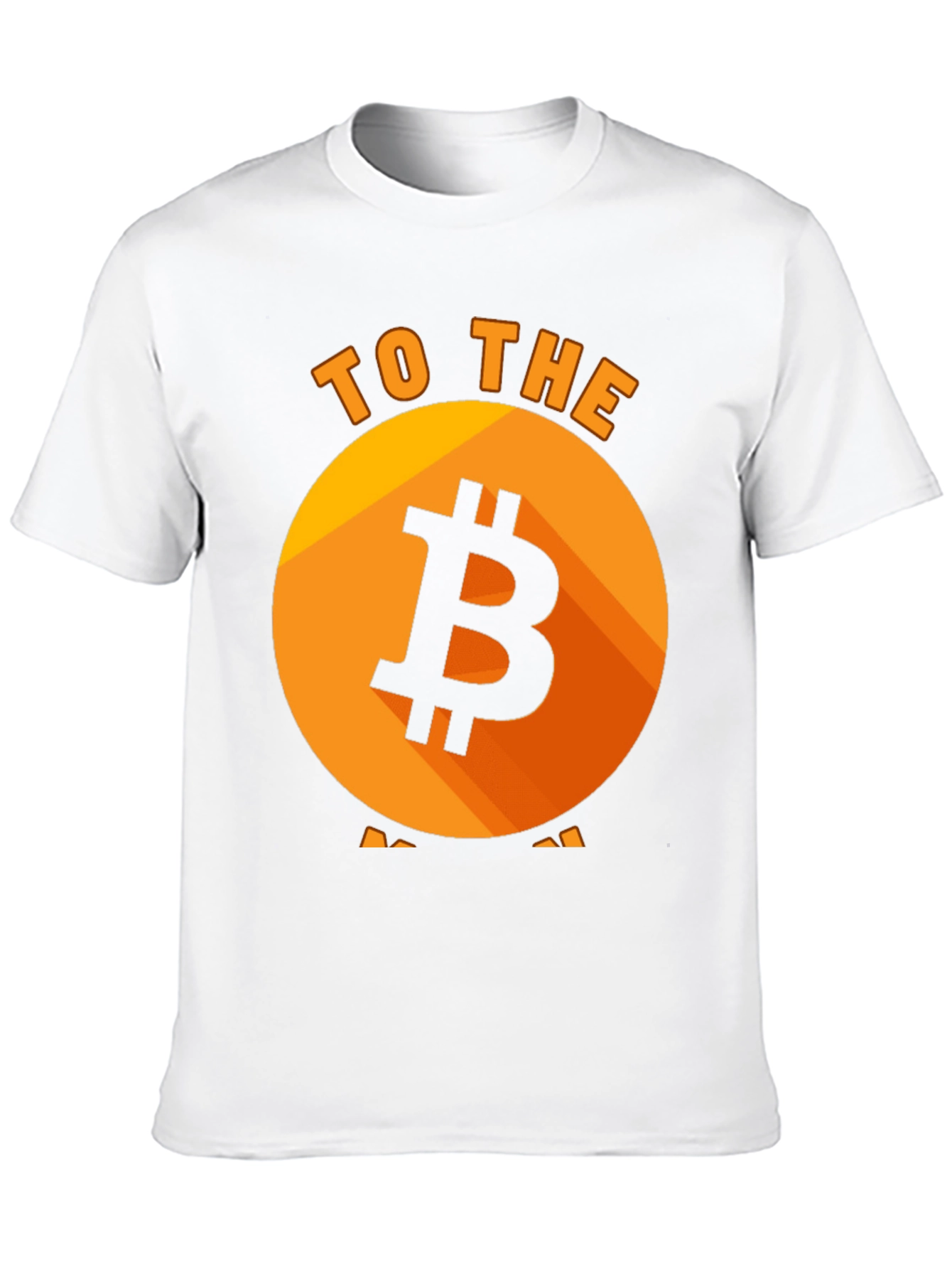 Bitcoin to the Moon Black T-Shirt