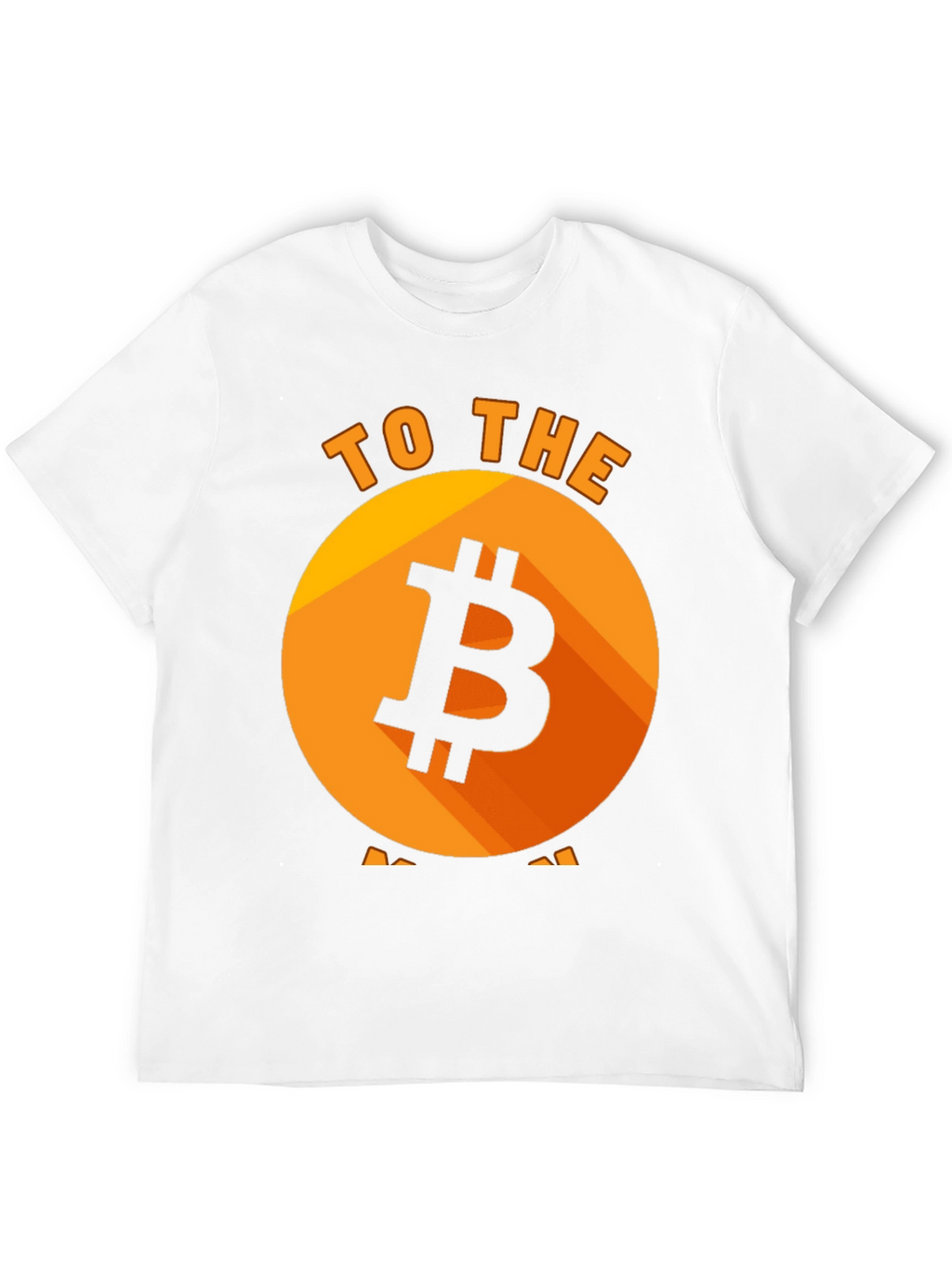 Bitcoin to the Moon Black T-Shirt