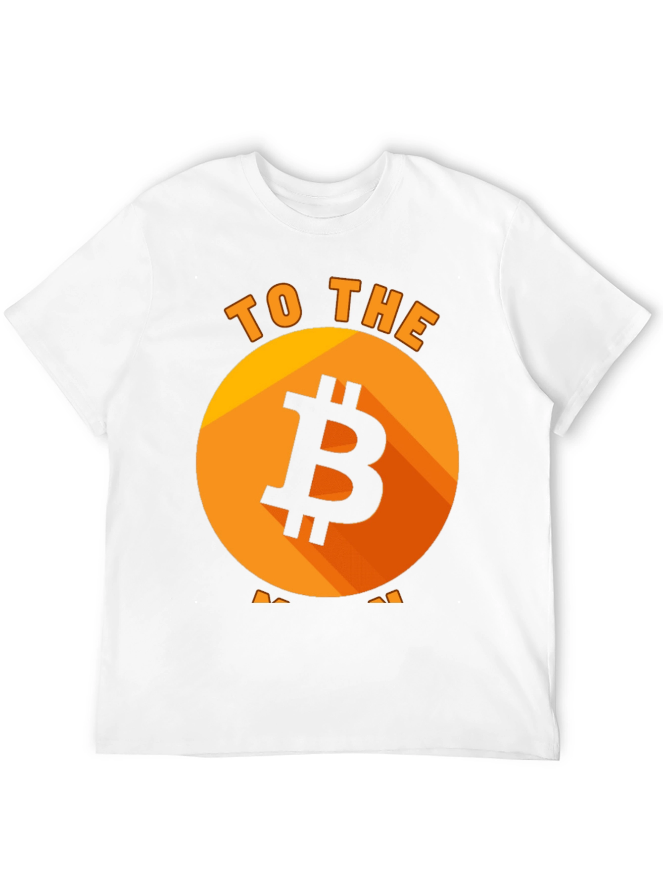 Bitcoin to the Moon Black T-Shirt