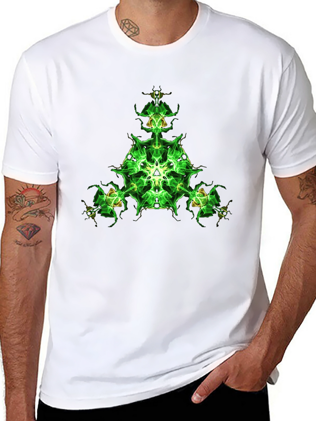 Abstract Geometric T-Shirt: Modern Art Tee