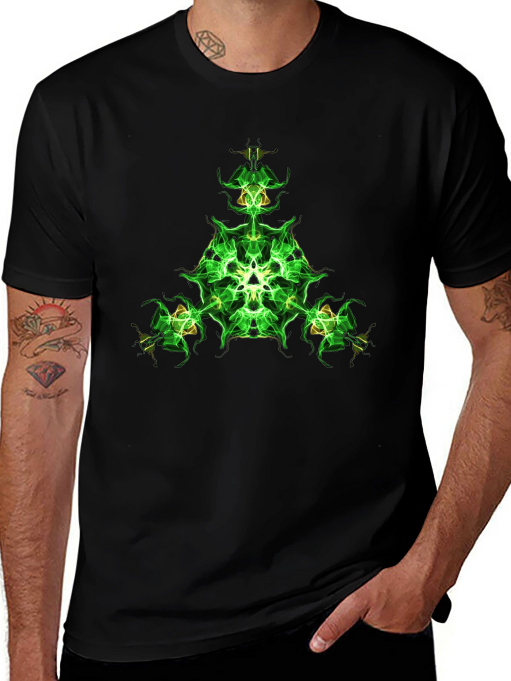 Abstract Geometric T-Shirt: Modern Art Tee