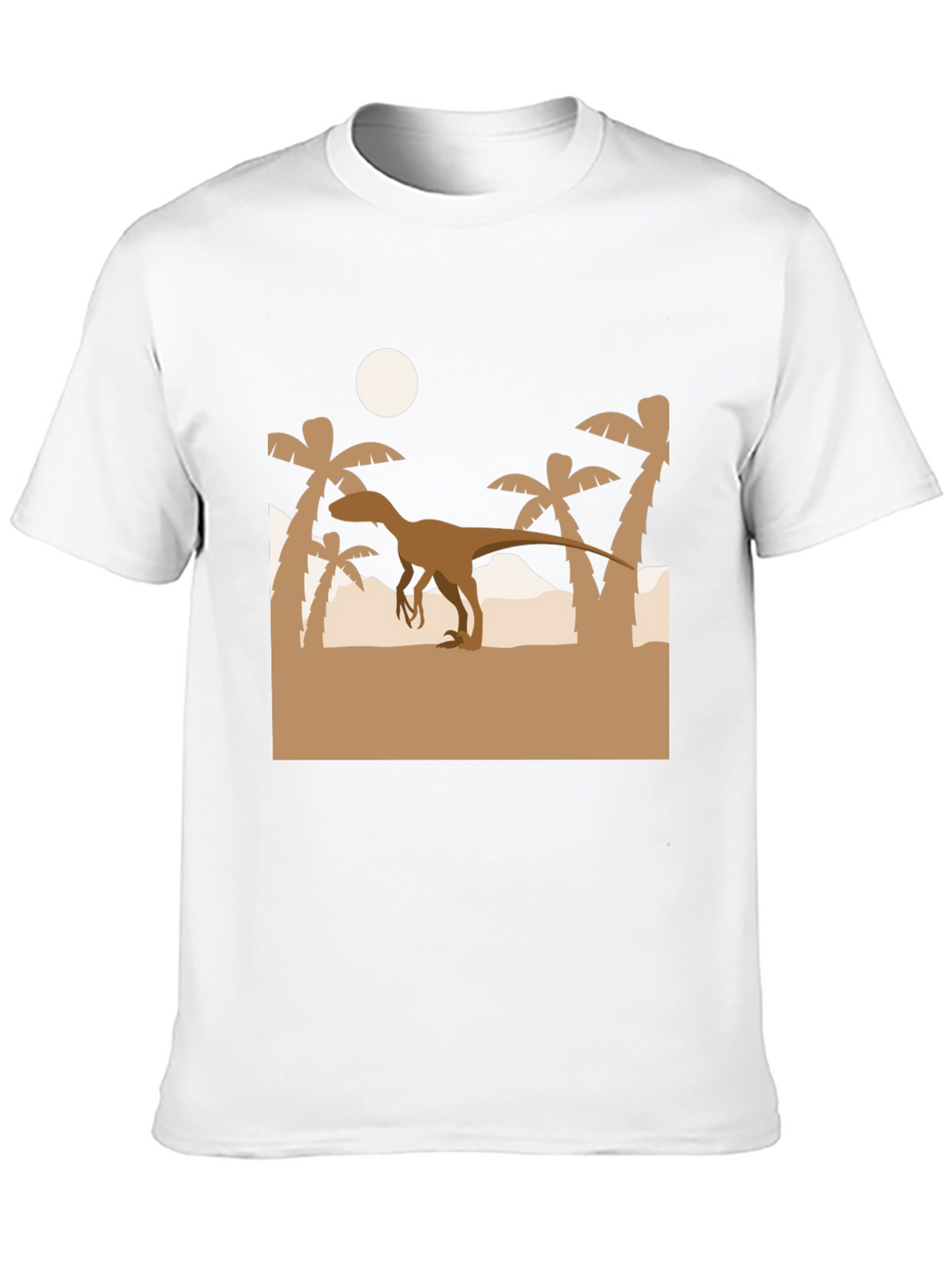 Dino Silhouette Black T-Shirt