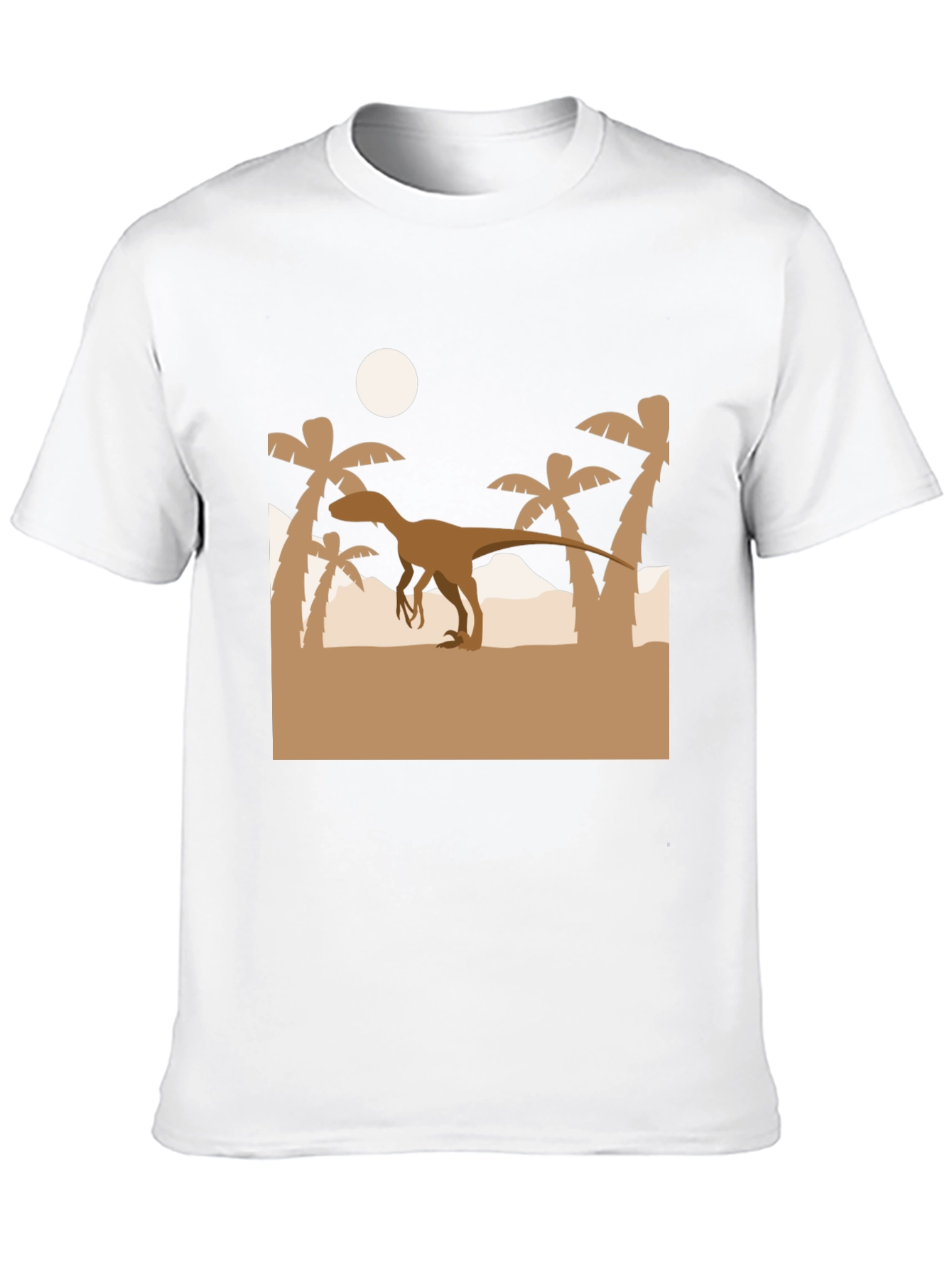Dino Silhouette Black T-Shirt