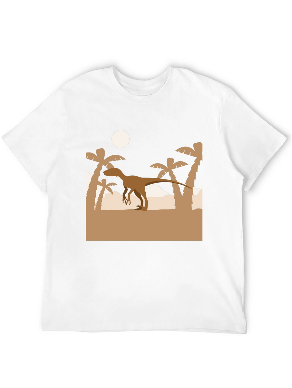 Dino Silhouette Black T-Shirt