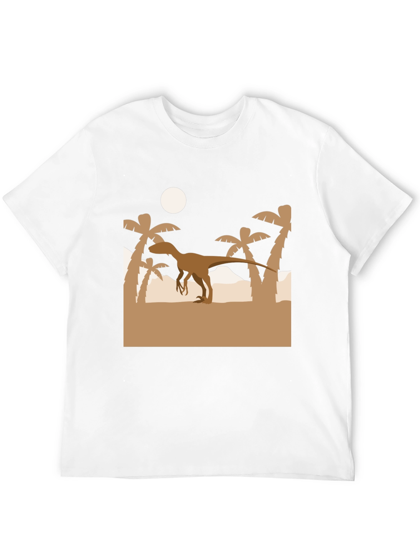 Dino Silhouette Black T-Shirt