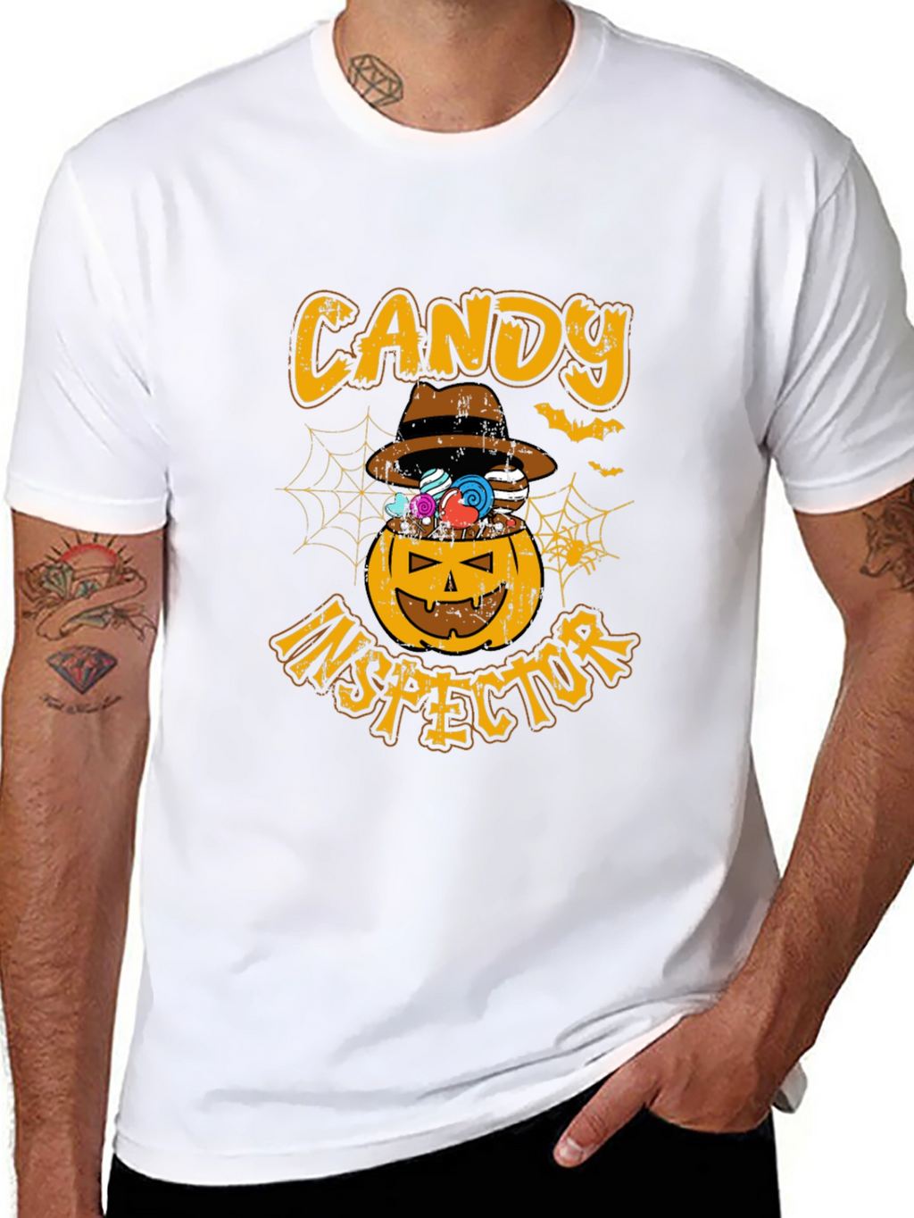 Candy Inspector Halloween T-Shirt