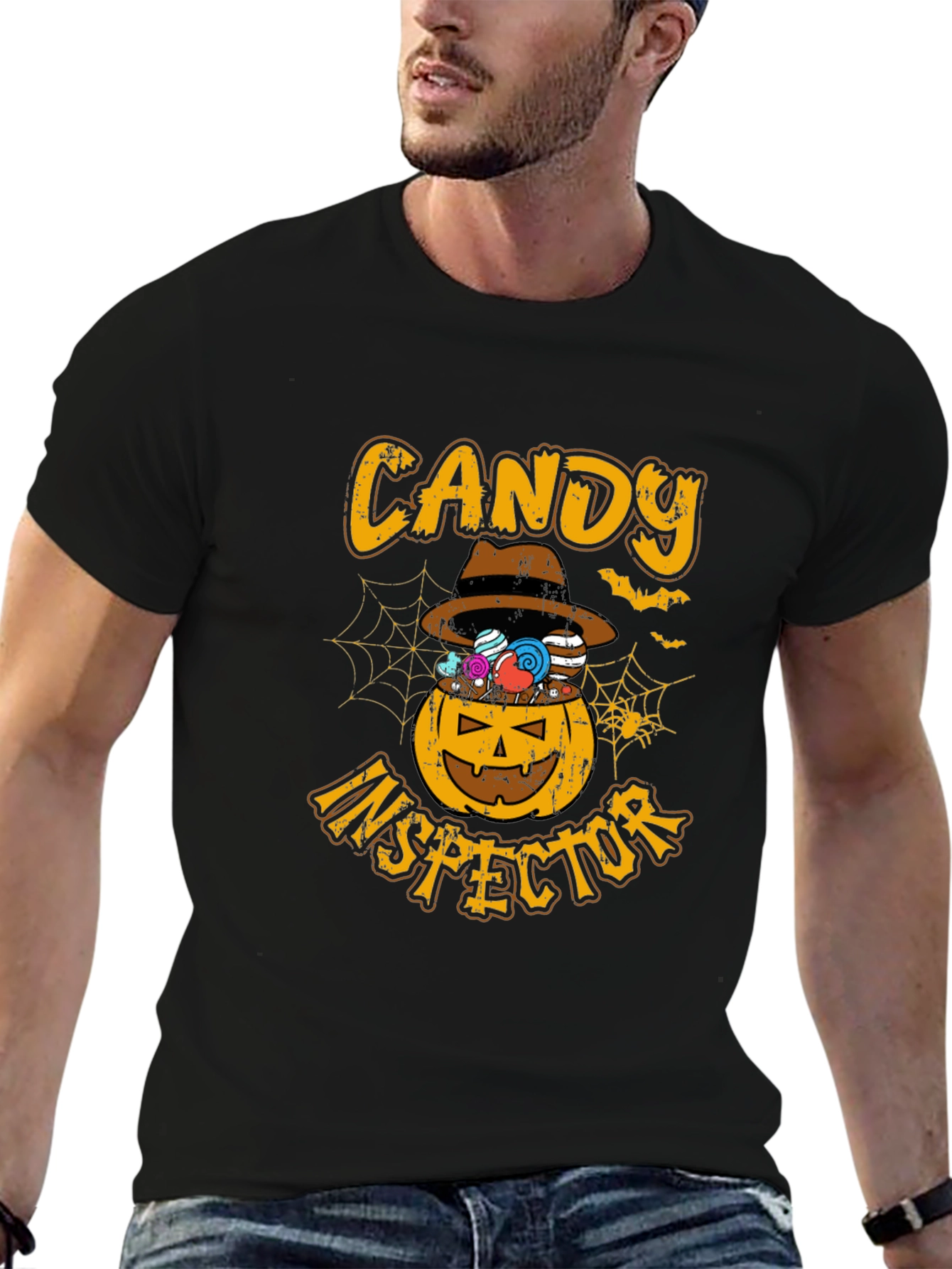 Candy Inspector Halloween T-Shirt