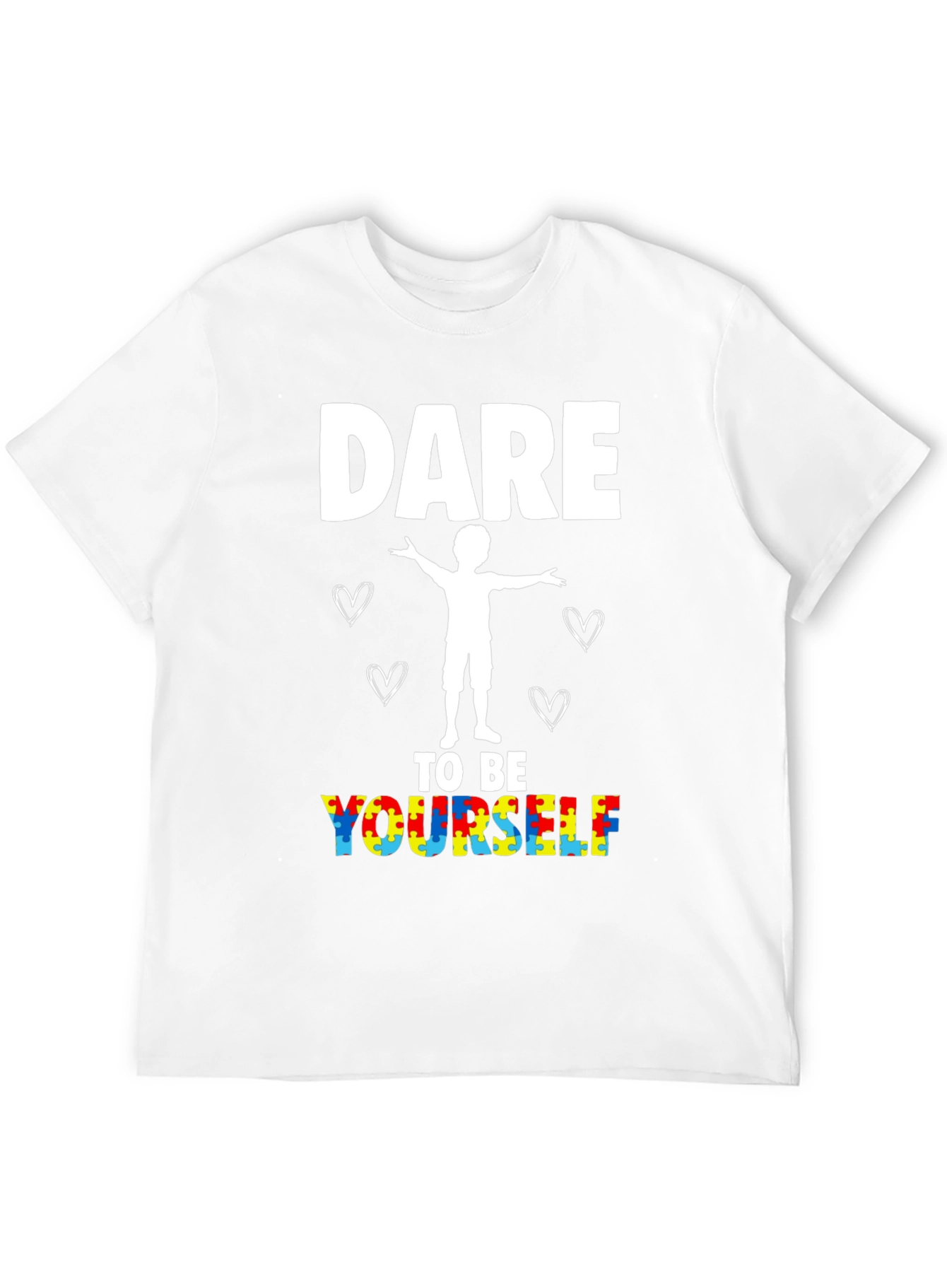 Dare to Be Yourself Autism Awareness Tee