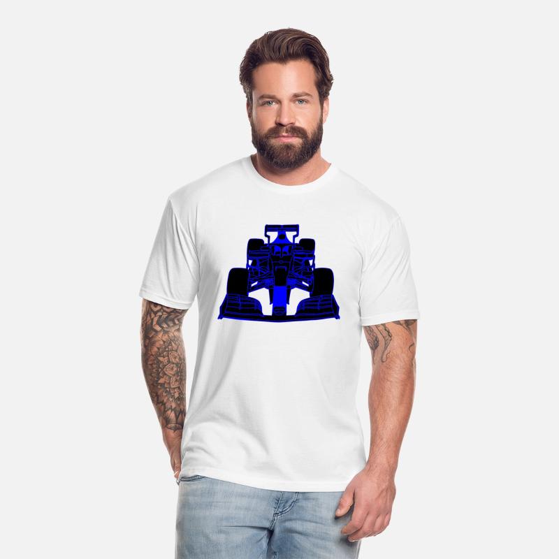 Race car blue