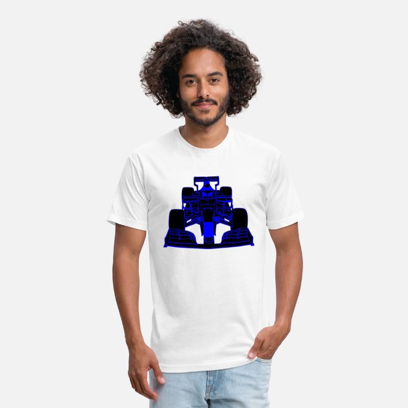 Race car blue