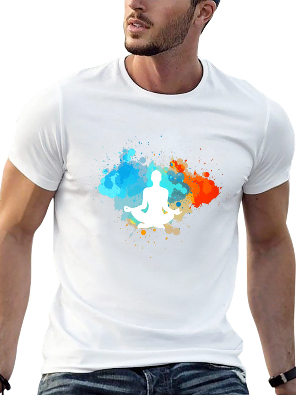Yoga Meditation T-Shirt - Stylish Graphic Tee