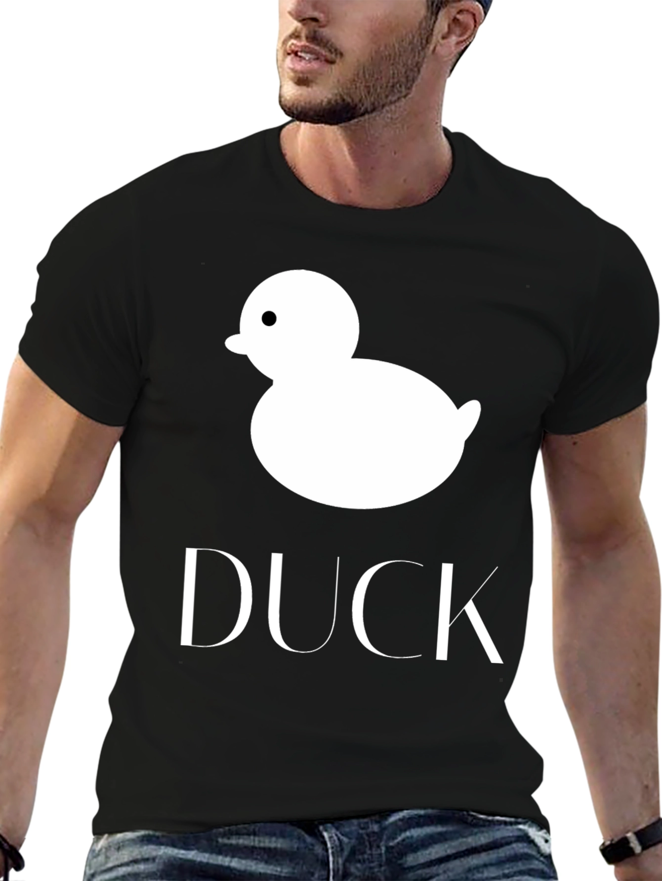 Duck Graphic T-Shirt - Unisex Cotton Tee