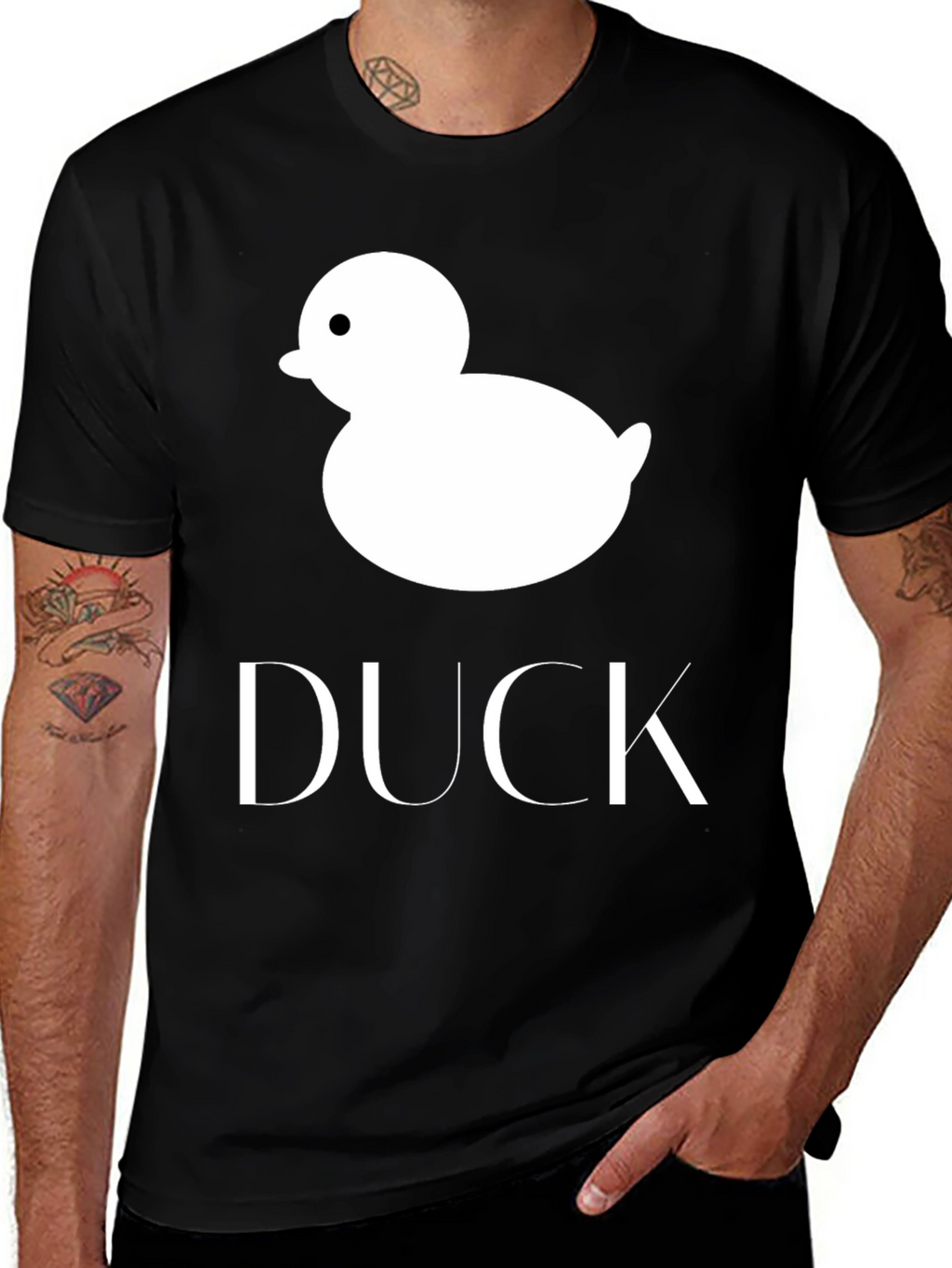 Duck Graphic T-Shirt - Unisex Cotton Tee