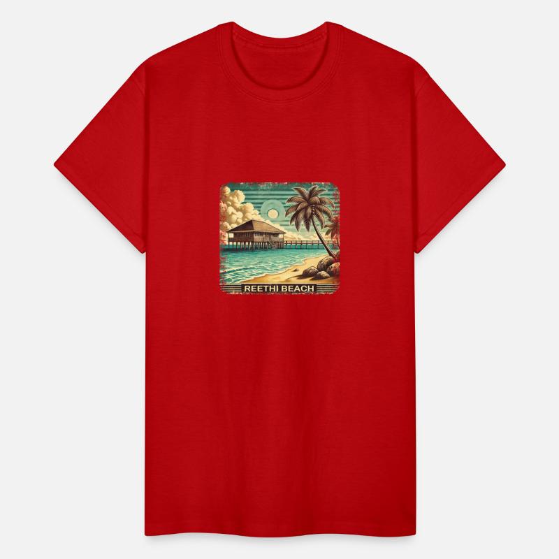 Reethi Beach Maldives Retro Summer Grunge Beach