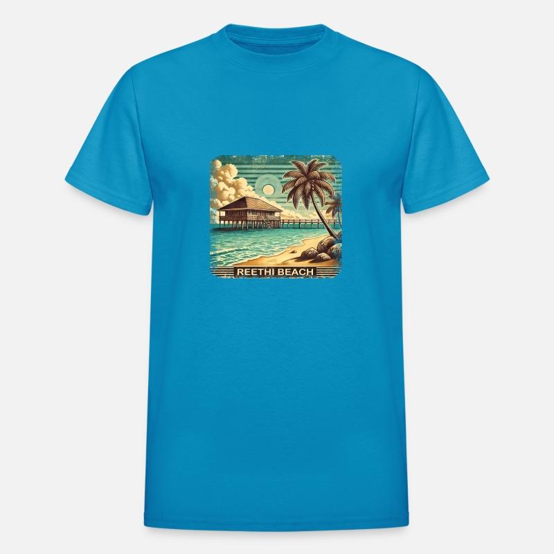 Reethi Beach Maldives Retro Summer Grunge Beach